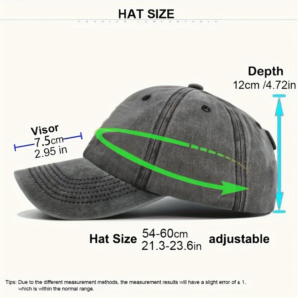 Womens Casual Breathable Pure Cotton Baseball Cap Sports Style for All Season, Baseball Hat Lightweight Sun Protection for Outdoor Activities - SS69