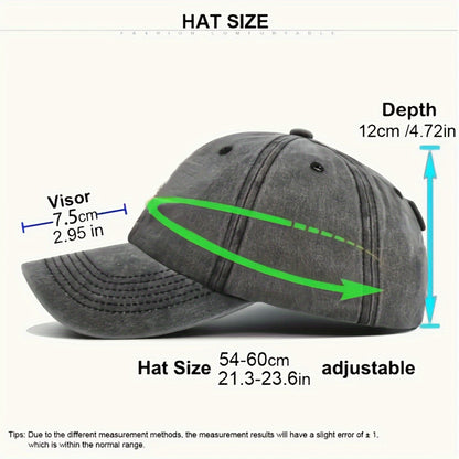Womens Casual Breathable Pure Cotton Baseball Cap Sports Style for All Season, Baseball Hat Lightweight Sun Protection for Outdoor Activities - SS69