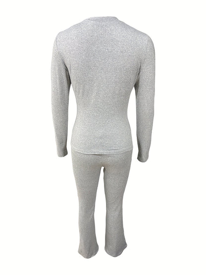 Fashionable Y2K Style Heart Print Set SS69