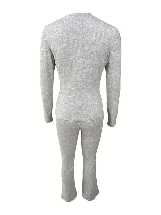 Fashionable Y2K Style Heart Print Set SS69