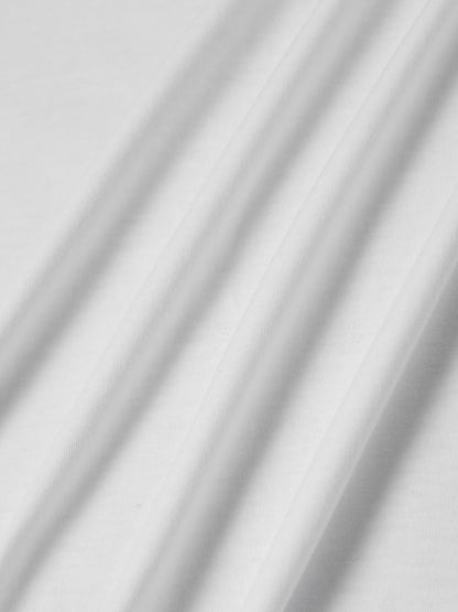 [Soft Graphic Tee] Soft Knit Women's Casual "Very Demure" Graphic Tee - Short Sleeve, Round Neck, Spring/Summer Fashion Top, White with Pink Print, Nontransparent Material, Bow Detail Shirt, Fitness Attire SS69