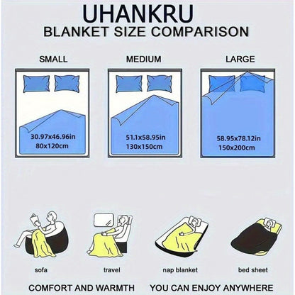 Only Murders in the Building" Cozy Flannel Throw Blanket - Soft, All-Season Polyester Blend with Unique Character Design, Perfect for Bed, Car, or Camping, Contemporary Style, Mixed Colors SS69