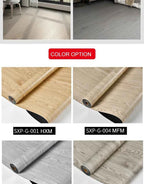 40cm Self-Adhesive Wood Grain Sticker Peel And Stick Wallpaper Waterproof Anti-Slip Floor Sticker Living Room Bedroom House Reno