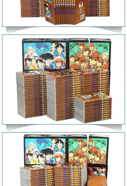 80 Books Detective Conan Complete Set Chinese Manga Book Japan Comic Reasoning Suspense Child Kids Teenager Adult Story Libros