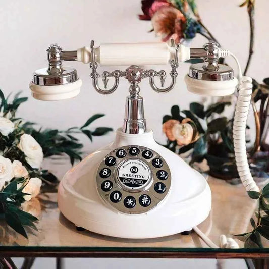 Voice Guestbook phone Wedding Telephone Classic Retro Craftsmanship Recording Guestbook For Confessional Wedding Birthday Party