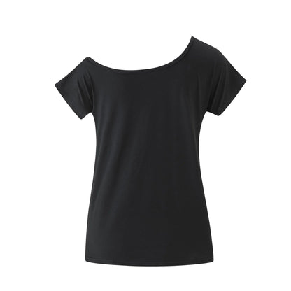 80s Costume Outfit for Woman Love off the Shoulder T Shirts Novelty Neon Top Clothes for Costume SS69