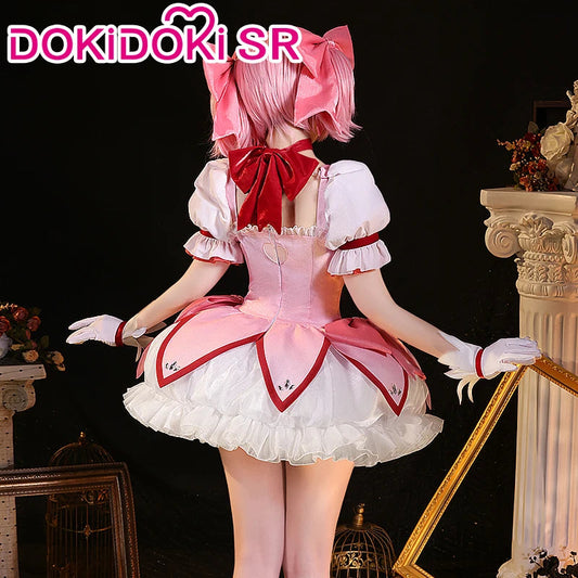 IN STOCK Madoka Cosplay Anime【S-XXL】DokiDoki-SR Kanamee Madoka Cosplay Costume Plus Size SS69