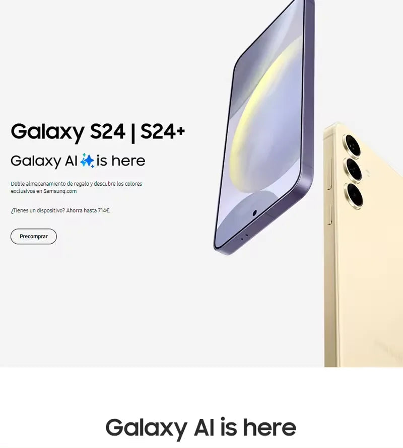 2024 New Samsung Galaxy S24 5G AI Smartphone Snapdragon 8 Gen 3 6.2" 120Hz AMOLED 2X Display 50MP Qual Camera Cell Phone 25W SS69