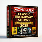 Broadway Thrilling Board Game, Musical Themed Tabletop Game, Broadway Show Themed Gift, Board Game for Halloween & Christmas Family Gatherings
