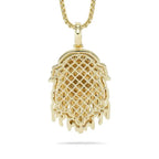 VANAXIN Cool Lion Head Design Pendants  Necklaces Handsome for Men Big Punk Luxury Jewellery Friendship Gift Gold Color Gift SS69