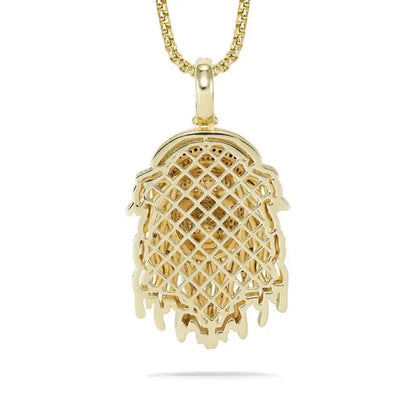 VANAXIN Cool Lion Head Design Pendants  Necklaces Handsome for Men Big Punk Luxury Jewellery Friendship Gift Gold Color Gift SS69