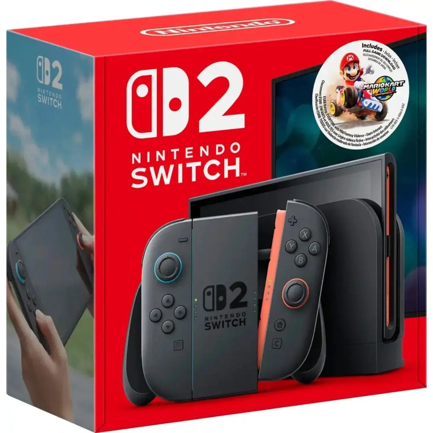 Nintendo Switch 2 Console and Mario Kart World Bundle- Hong Kong Version (HK Charger with HK to US Plug Adapter) SS69 755.69 Nintendo Switch 2 / US / United States