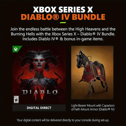 SS69 Microsoft Xbox Series X 1TB Console with Diablo IV Bundle - Black
