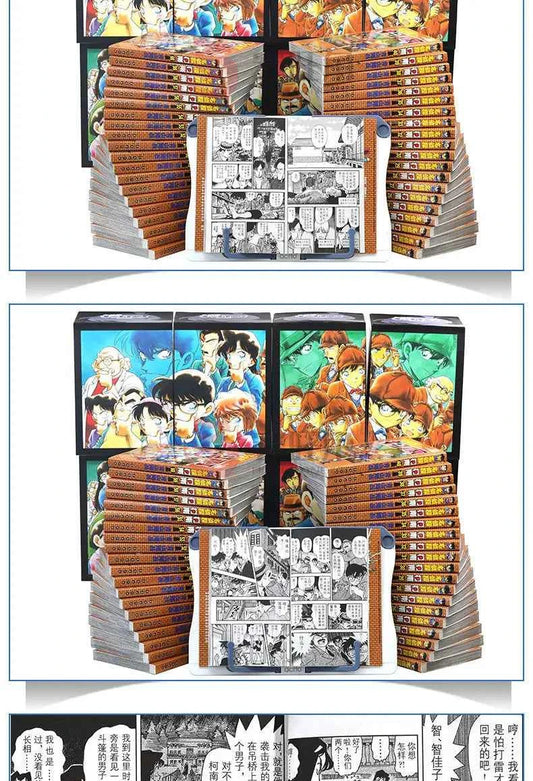 80 Books Detective Conan Complete Set Chinese Manga Book Japan Comic Reasoning Suspense Child Kids Teenager Adult Story Libros
