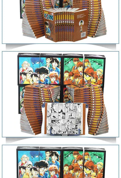 80 Books Detective Conan Complete Set Chinese Manga Book Japan Comic Reasoning Suspense Child Kids Teenager Adult Story Libros