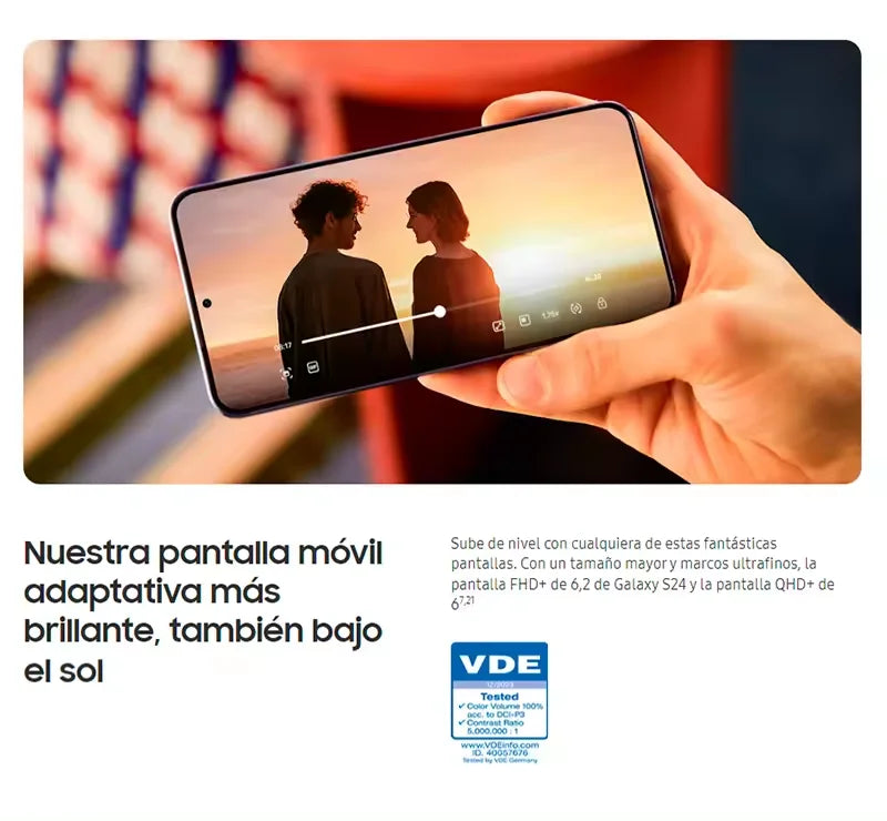 2024 New Samsung Galaxy S24 5G AI Smartphone Snapdragon 8 Gen 3 6.2" 120Hz AMOLED 2X Display 50MP Qual Camera Cell Phone 25W SS69