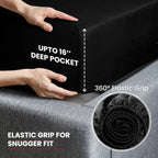 LUX Décor Bamboo Viscose Blend Sheet Set - Soft & Breathable