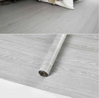 40cm Self-Adhesive Wood Grain Sticker Peel And Stick Wallpaper Waterproof Anti-Slip Floor Sticker Living Room Bedroom House Reno