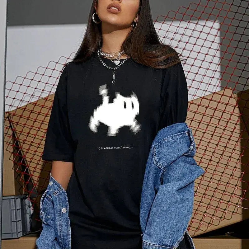 Aesthetic Short Sleeve T-Shirts Basic Streetwear - SS69