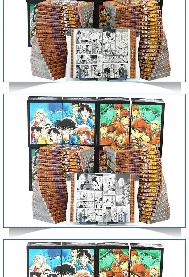 80 Books Detective Conan Complete Set Chinese Manga Book Japan Comic Reasoning Suspense Child Kids Teenager Adult Story Libros