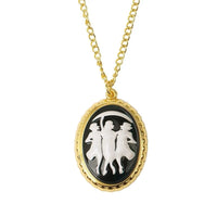 Agatha Cameo Necklace Harkness Darkhold Diaries Metal Pendant 5cm - SS69