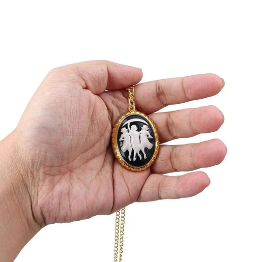 Agatha Cameo Necklace Harkness Darkhold Diaries Metal Pendant 5cm - SS69