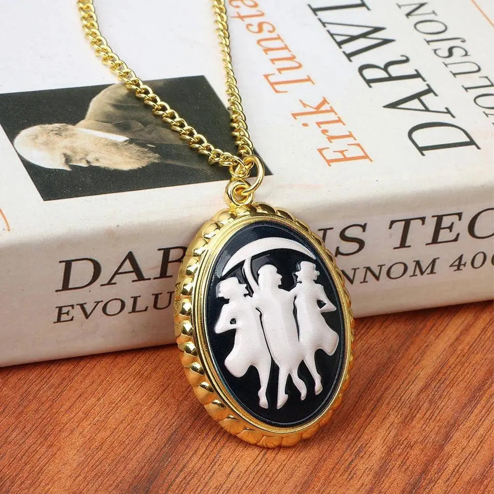 Agatha Cameo Necklace Harkness Darkhold Diaries Metal Pendant 5cm - SS69