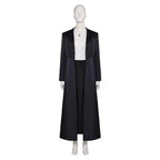 Agatha Harkness Inspired Black Trench Coat Suit Cosplay Costume - SS69