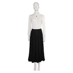 Agatha Harkness Inspired Black Trench Coat Suit Cosplay Costume - SS69