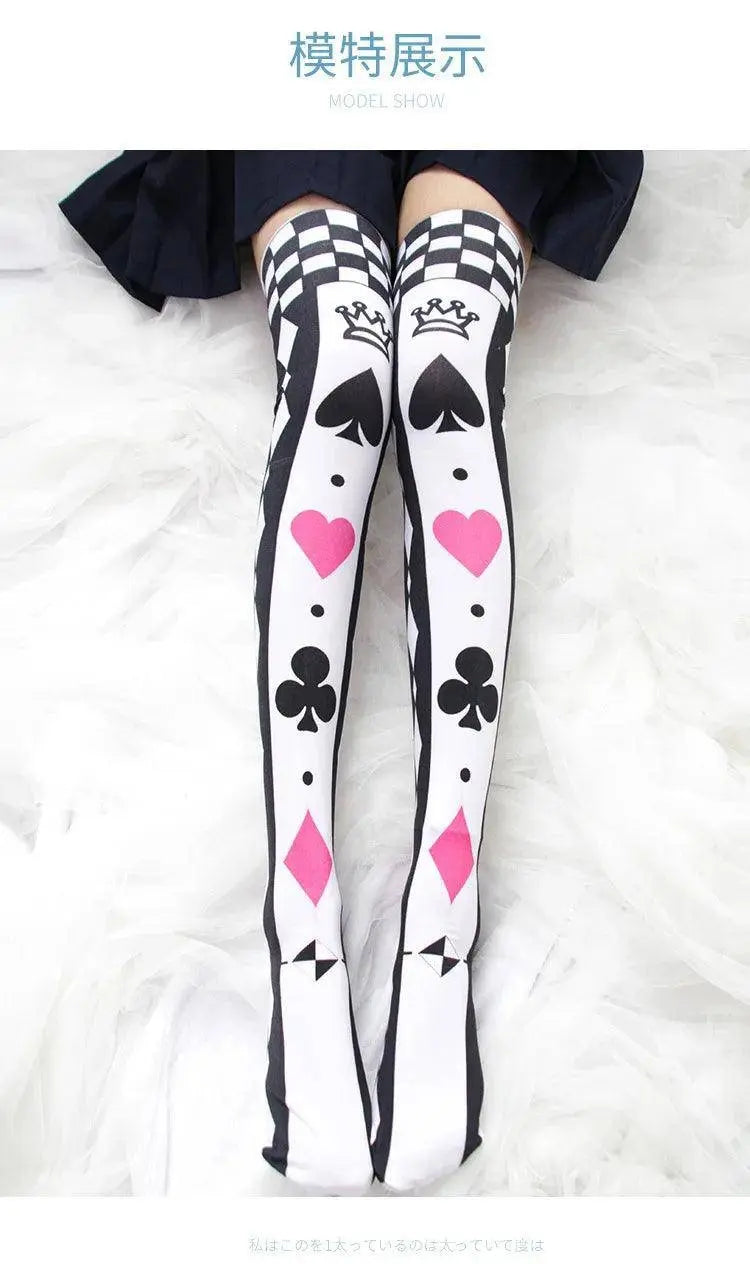 Ahegao Stockings | Lolita Sexy high-knee socks - SS69