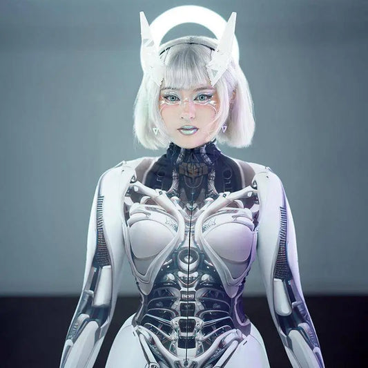 AltGoth Cyberpunk Cosplay Bodycon Jumpsuit Women Streetwear Y2k Mall Gothic 3D Printed Long Sleeve Playsuits Emo Anime Clothes - SS69