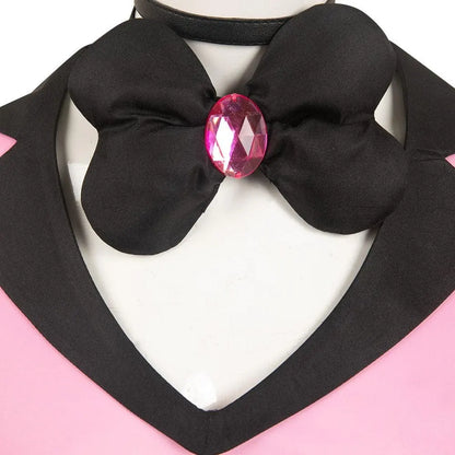 Angel Dust Cosplay Fantasia Anime Cartoon Hotel Costume Disguise for Adult Women Girls Jumpsuit Halloween Carnival Party Clothes - SS69