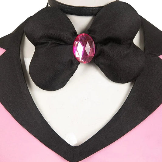 Angel Dust Cosplay Fantasia Anime Cartoon Hotel Costume Disguise for Adult Women Girls Jumpsuit Halloween Carnival Party Clothes - SS69