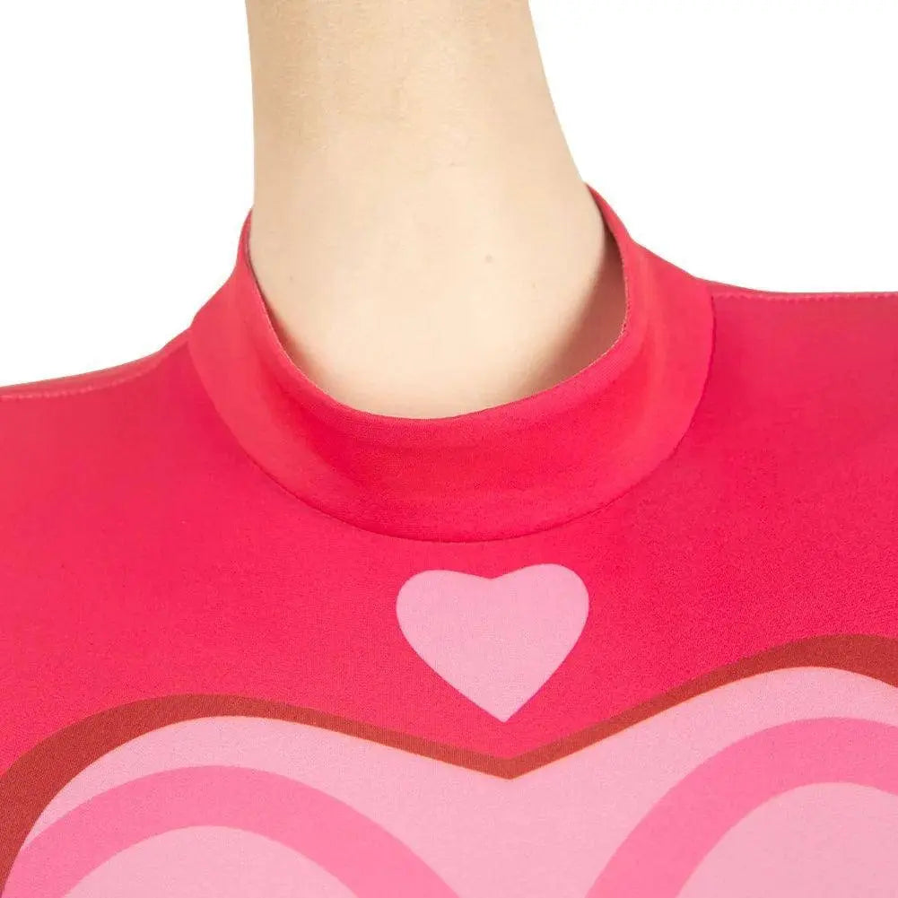 Angel Dust Cosplay Fantasia Anime Cartoon Hotel Costume Disguise for Adult Women Girls Jumpsuit Halloween Carnival Party Clothes SS69