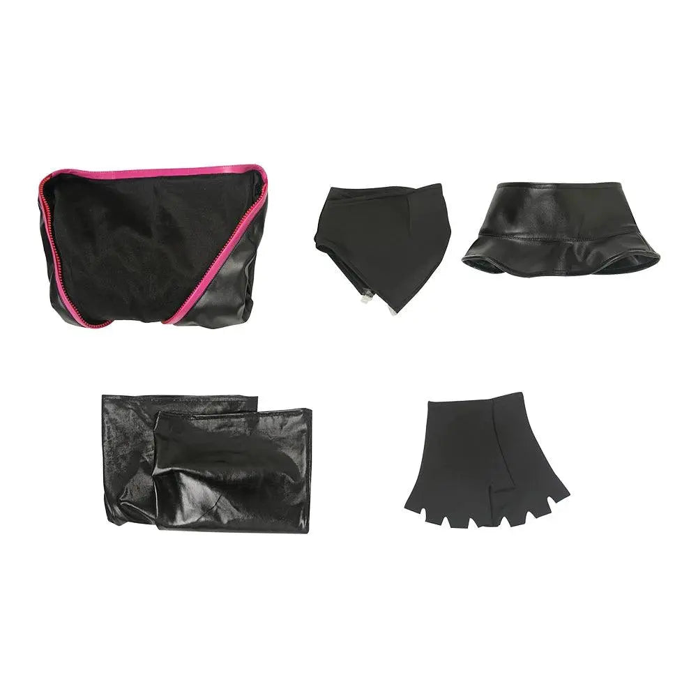 Angel Dust Cosplay Fantasia Anime Cartoon Hotel Costume Disguise for Adult Women Girls Jumpsuit Halloween Carnival Party Clothes SS69