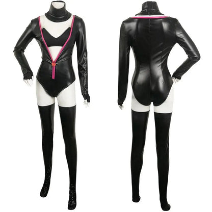 Angel Dust Cosplay Fantasia Anime Cartoon Hotel Costume Disguise for Adult Women Girls Jumpsuit Halloween Carnival Party Clothes SS69 51.69 Style C / XS