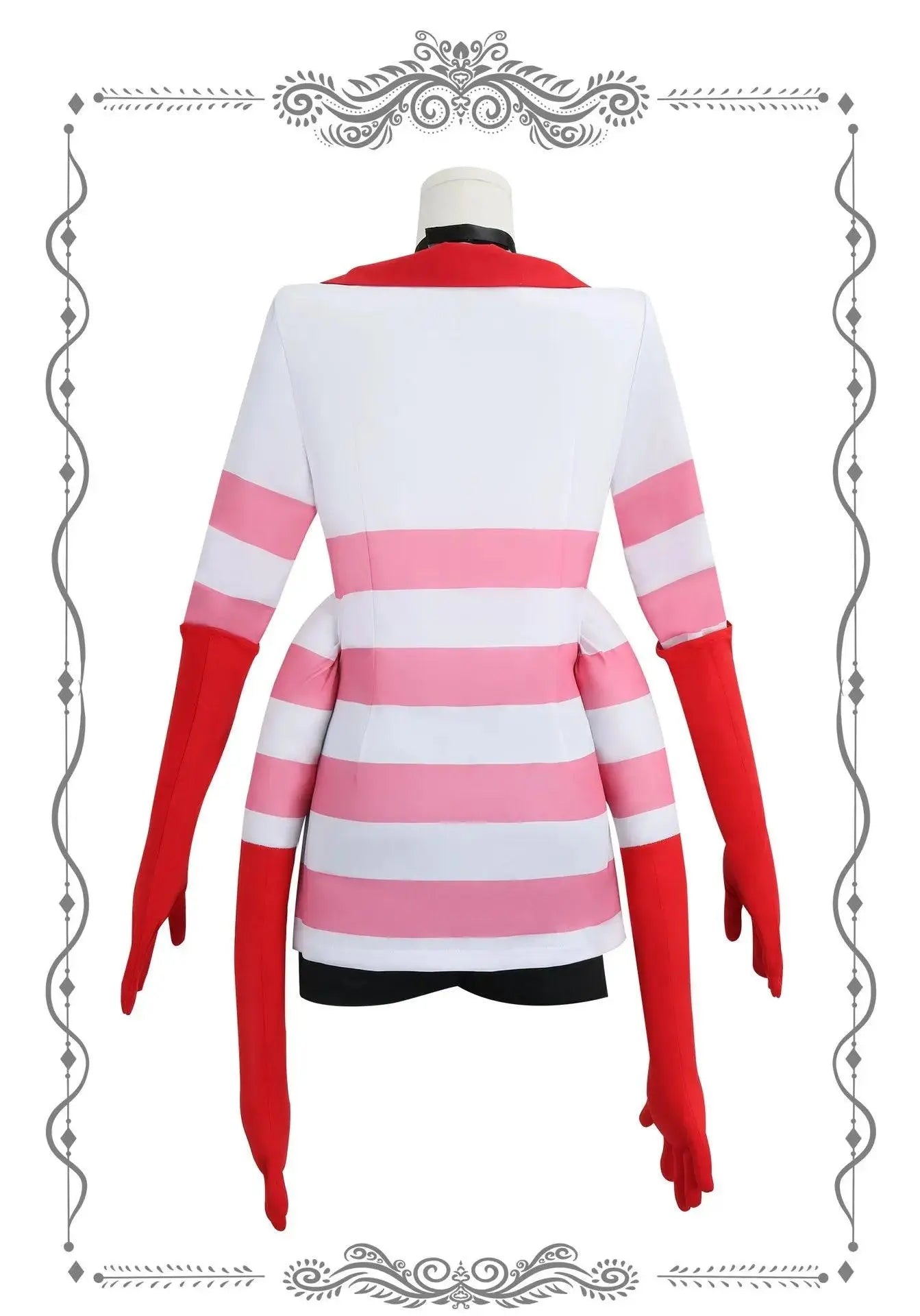 Anime Angel Dust Cosplay Costume Socks Suit Four Arms Demon Uniform Halloween Party Con Outfit 6PCS Glove Sock Accessories - SS69