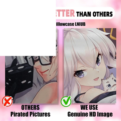 Anime Body Pillow Case  19"X59" Peach Skin Dakimakura for Otaku Hugging Gift (Nezuko) - SS69