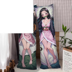Anime Body Pillow Case  19"X59" Peach Skin Dakimakura for Otaku Hugging Gift (Nezuko) - SS69