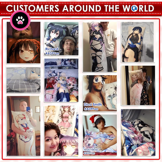 Anime Body Pillow Case  19"X59" Peach Skin Dakimakura for Otaku Hugging Gift (Nezuko) - SS69