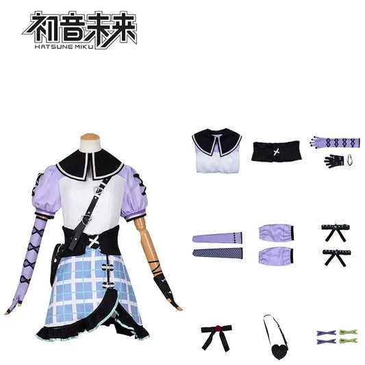 Anime Game Miku Project Sekai Colorful Stage Feat Yoisaki Kanade Cosplay Costumes Daily Wear Cute T-Shirt And backpacks Outfits SS69