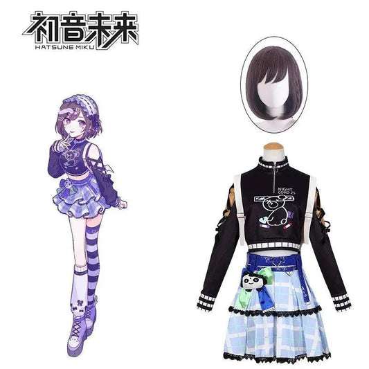 Anime Game Miku Project Sekai Colorful Stage Feat Yoisaki Kanade Cosplay Costumes Daily Wear Cute T-Shirt And backpacks Outfits SS69