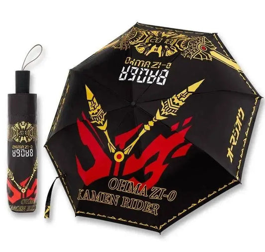 Anime Genshin Impact Umbrella Ganyu Hutao Three-folding UV Blocking Mobile Parasol Genshin Impact waterproof Rain Umbrella Gear SS69