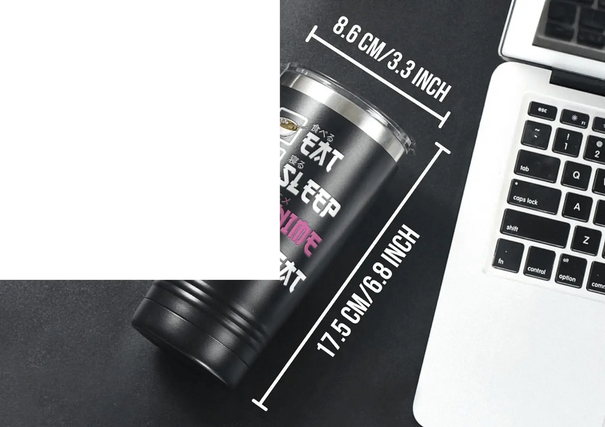 Anime Gifts for Men, Women, Boys - 20Oz/590Ml Double Wall Vacuum Insulated Stainless Steel Tumblers Cups - with Japanese - SS69