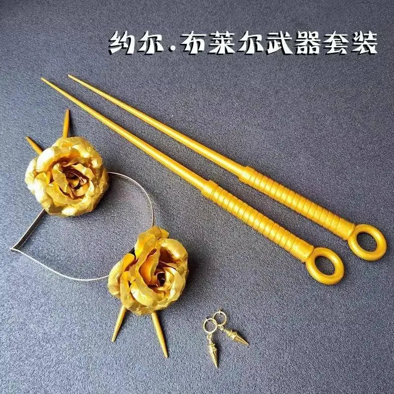 Anime SPY Yor Forger Cosplay Headwear Weapon Earrings Girl Headpiece Party Halloween Costumes Props Charming Headband Gifts SS69