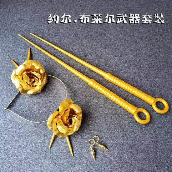 Anime SPY Yor Forger Cosplay Headwear Weapon Earrings Girl Headpiece Party Halloween Costumes Props Charming Headband Gifts SS69