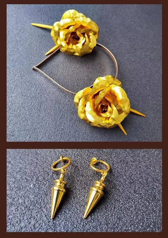 Anime SPY Yor Forger Cosplay Headwear Weapon Earrings Girl Headpiece Party Halloween Costumes Props Charming Headband Gifts SS69