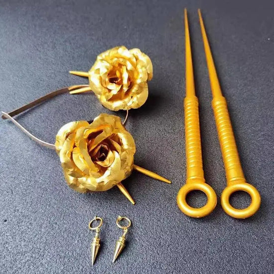 Anime SPY Yor Forger Cosplay Headwear Weapon Earrings Girl Headpiece Party Halloween Costumes Props Charming Headband Gifts SS69 26.69 As Shown / One Size