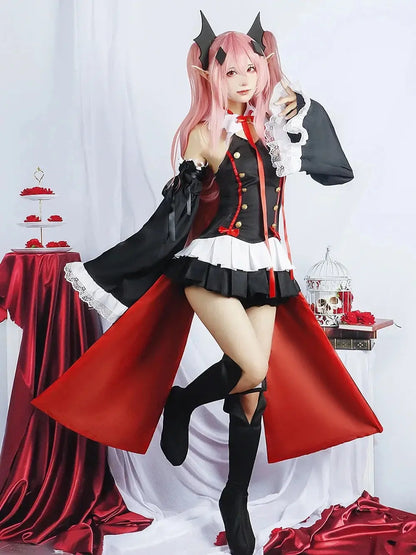 Anime Seraph of the end Krul Tepes Cosplay Vampire Cosplay Costume Female Halloween Vampire Costume Women - SS69