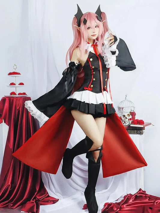 Anime Seraph of the end Krul Tepes Cosplay Vampire Cosplay Costume Female Halloween Vampire Costume Women - SS69